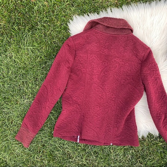 Saturday Sunday maroon light weight jacket small - Picture 4 of 6